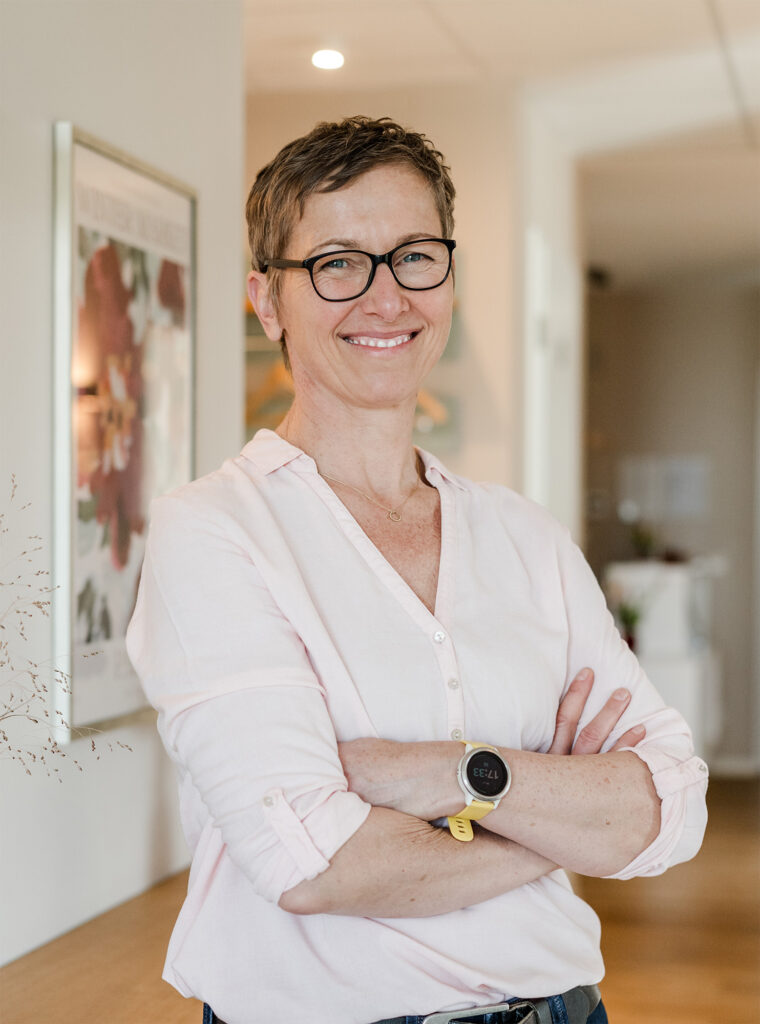 Kathrin Lange, Gründerin und Inhaberin der Physiotherapie-Praxis Mai.physio im Gesundheitszentrum Maikammer